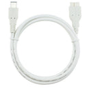 1m USB 3.1 Type C Male to Micro B 3.0 Hard Drive Data Charge Cable For Macb J2L4