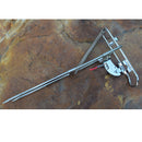 Adjustable Automatic Fishing Rod Bracket Holder Pole Rest Stainless Steel Ground