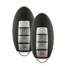 2Pcs Smart Remote Key Fob 4 Buttons Remote Key Keyless KR55WK48903 for NISS