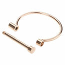 Fashion Shackle Screw Cuff Bracelet Stainless Steel Bracelets & Bangles Ros