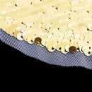 Clothes Sequins Patch Reversible Color Football Paillette Applique for Craft