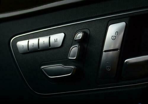 12* Door Lock & Seat Memory Button Cover Trim for Benz ABE -Class GLA GLK ML GL