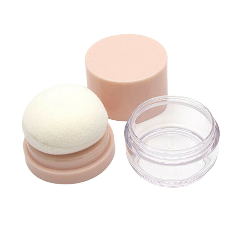 5G Mineral Face Powder Case Women Cosmetic Glitters Eyeshadow Box W/ Clear Lid