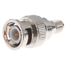 2PCS BNC Male To SMA Female RF Coaxial Connector Adapter Converter FT