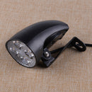 36V 48V LED Light Headlight w/ Horn Fit For E-Bike Scooter Electric Bicycle
