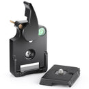Quick Release QR Plate Clamp Adapter for Manfrotto 200-PL14 RC2 DSLR Tripod