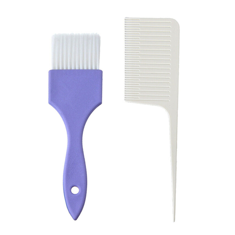 Weaving Highlighting Foiling Hair Comb + Brush Salon Hair Coloring Styling