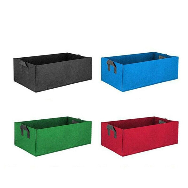 Square Garden Growing Bags Planter Bag Plant Tub Container With Handles For