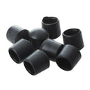8Pcs 5/8 Inch Foosball Soccer Football Table Rod Lid End Cap Fussball Black P5Q6