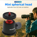 VD-M3 Mini Ball Head Aluminum Alloy 360 Degree Rotating Tripod Ball Head A