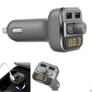 2018 Bluetooth Wireless Car Kit FM Transmitter Dual USB Charger Audio MP3 Player