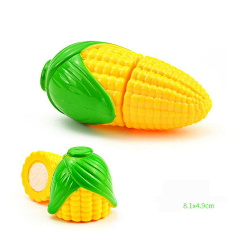 Fruit Vegetable Food Cutting Set Pretend Role Play Kitchen Food Toys for Ki E5D5