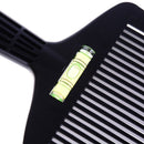 black flat top guide comb + liquid bubble level topper straight hair cut SP