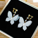 Women Elegant Butterfly Earring Charm Earring Fashion Long Jewelry Accessories Z