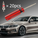 20pcs Tire Air Conditioning SchraderÂ Valve Cores with Removal Tool Wrench