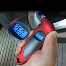 HB-110 Digital Tire Tyre Pressure Gauge 0-150 PSI for Car Motorcycle (Red)