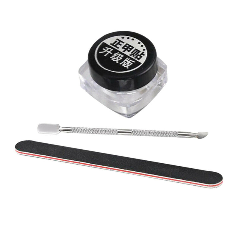 Ingrown Toenail Corrector Patch Brace Treatment Tape w/Pusher Nail File Set