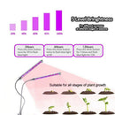 100PCS LED Plant Growth Lamp 30W USB Double-Headed Plant Lamp Full Spectrum