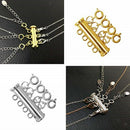 6x Slide Clasps 2 Strand Clasp Tube Slide Clasp 3