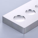 6 Holes Snap Rivet Fastener Buttons Holder Mounting Base Installation Tools