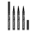 CmaaDU Eyebrow Pencil Waterproof 4 Fork Tip Fine Sketch Enhancer Eyebrow Ta