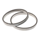 2Pcs Men Women Shirt Sleeve Holders Metal Armband Garter Belt Elastic
