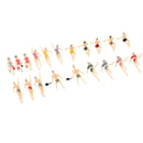40x HO Gauge Painted 1:100 Peoples Passenger Set Scenery Landscape Decor