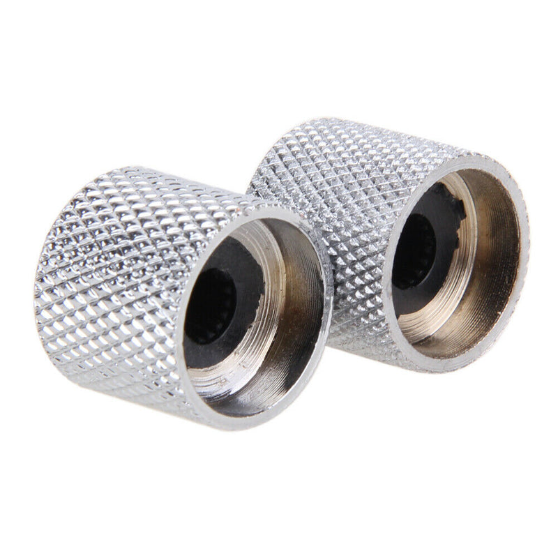4pcs Electric Bass Guitar Volume Tone Control Knobs Dome Knobs Guitar Parts