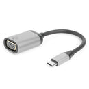 USB 3.1 Type C to DB15 VGA Adapter 1080P Converter Cable for Laptop Phone A