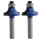 2pcs 1/4 Shank Woodworking Router Bit, Metric Cutter, Flush Trim Routing Bits