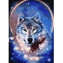 5D DIY Round Drill Diamond Painting Wolf Cross Stitch Embroidery (A) L834