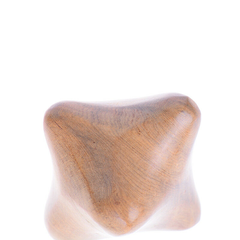 1pc star stress relief wooden  massager roller relieve fasciitis acupressure  Gn