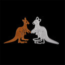 Kangaroo Animals Metal Cutting Dies Cards Scrapbooking Craft Album Decor JR
