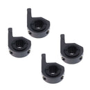 4 Pieces Black Front Rear Motorbike Turn Signal Light 33mm Fork Clamp