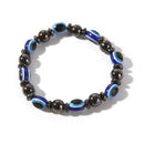 Men Women Magnetic Bracelet Arthritis Hematite Bead Bracelet Bj