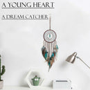 Handmade Dream Catcher LED Light Feathers Wall Hanging Dreamcatcher Decor