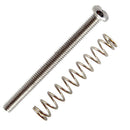 Set of 16 Double Coil Guitar Pickup Mounting Springs Screws for Electric Guitar