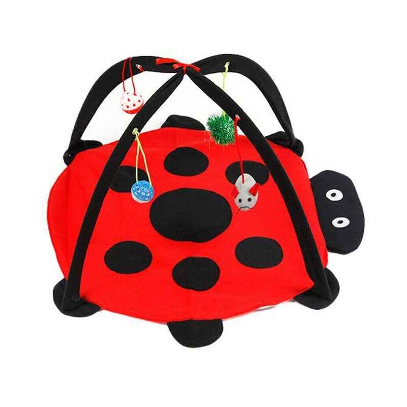 Pet Bed Toys Mobile Activity Playing Mat Pad Blanket House Cats Furniture Tent
