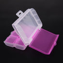 Travel Tablet Pill Medicine Dual Layer 6 Compartments Dispenser Box(Pink)
