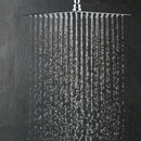 8'' Square Stainless Steel Rain Shower Head Chrome Bathroom Top Sprayer Faucet