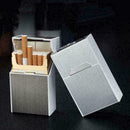 20 sticks Windproof Lighter With Inbuilt Box Holder Automatic Cigarette Cas M1N7
