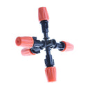 5-Head Adjustable Garden Spray Nozzle Greenhouse Automatic Sprinkler Adapter JR