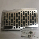 Non Slip Driver Easy Install Stainless Steel Floor Carpet Pedal Pad Foot Rest