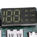 1X(Boost 5V High Pass Qc3.0 Fast Charging Press Board With Digital Power Di