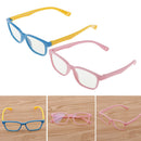 2PCS Kid's Stylish Eyeglasses Anti Eyestrain Silicone Frame Glasses Goggles