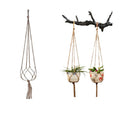 hemp rope new braided hanger pot green plant hanging rope basket  JR