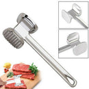 Alloy Loose Tenderizers Meat Hammer Pounders Knock-Sided For Steak Pork Kit U2O9
