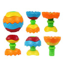 Funny Baby Kids Colorful Grasping Ball Puzzle Assembly Early EducationalToy A