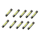 10X White Festoon 28mm-31mm Fuse 5050 3SMD SunVisor Vanity Mirror LED Lights