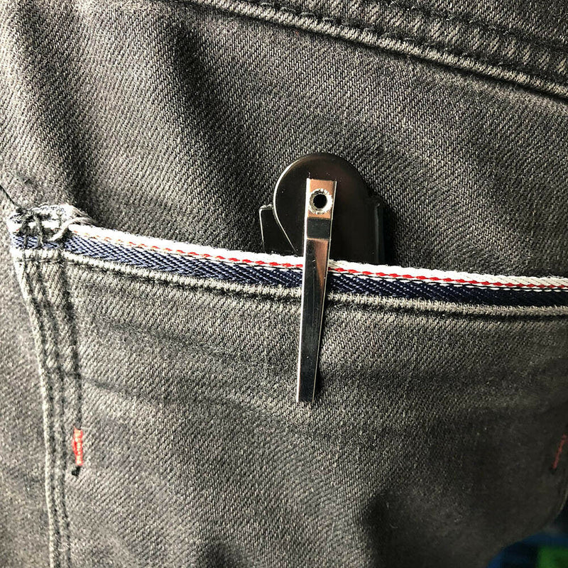 Man Woman Folding Portable Pocket Clip Beard Moustache Convenient Hair Comb A